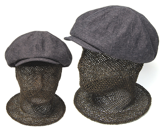 NINE TAILOR　ナインテイラー　コットンリネン８枚はぎハンチング　キャスケット