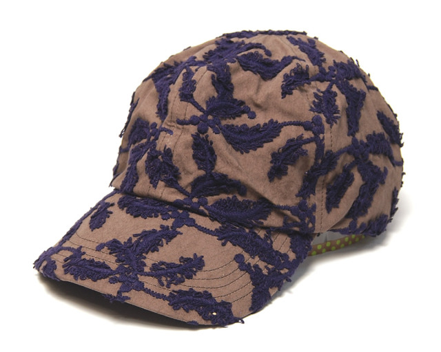 NINE TAILOR(ナインテイラー) エンブロイダリーキャップ Wabiske Cap