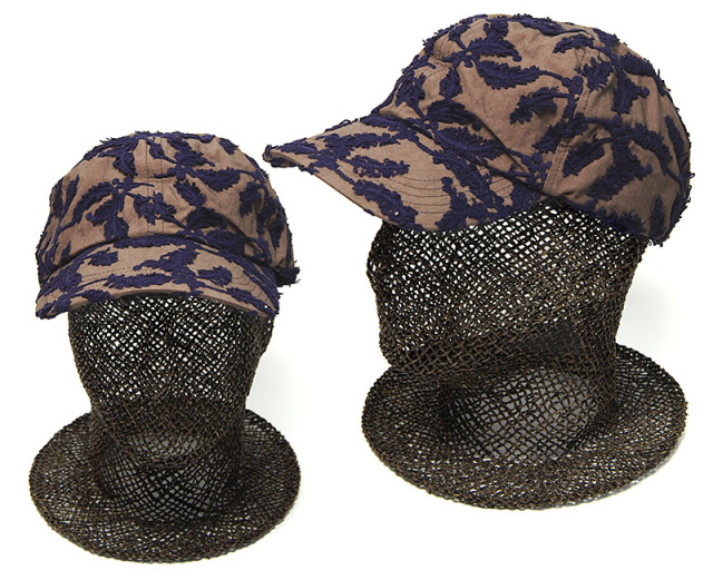 NINE TAILOR(ナインテイラー) エンブロイダリーキャップ Wabiske Cap