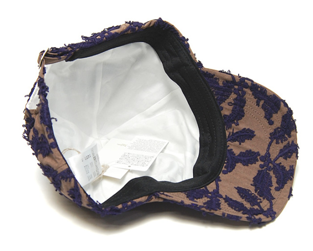 NINE TAILOR(ナインテイラー) エンブロイダリーキャップ Wabiske Cap
