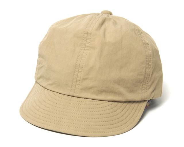 NINE TAILOR(ナインテイラー)  小つばキャップ Lymington Cap コットンナイロン