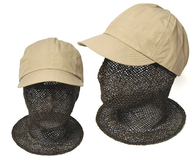 NINE TAILOR(ナインテイラー)  小つばキャップ Lymington Cap コットンナイロン