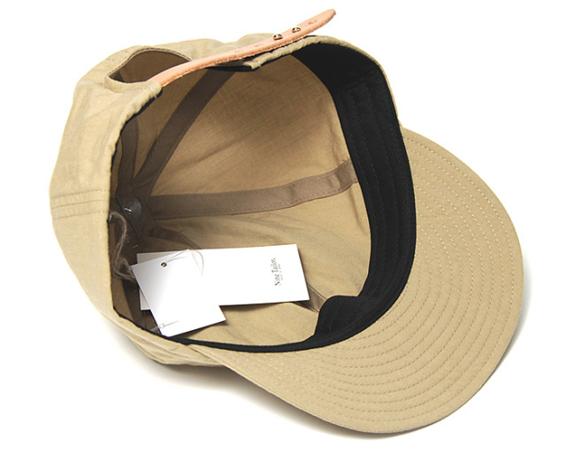 NINE TAILOR(ナインテイラー)  小つばキャップ Lymington Cap コットンナイロン