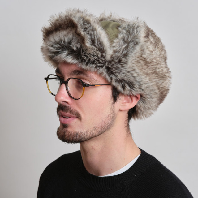 NINE TAILOR　ナインテイラー　ファー付き飛行帽 フライトキャップ　Sog Cap