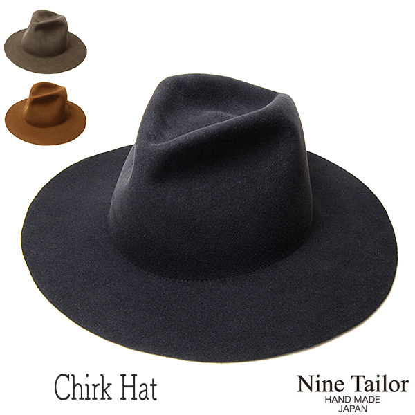 ”NINE TAILOR(ナインテイラー)” ファーフエルトハット [CHIRK HAT] 