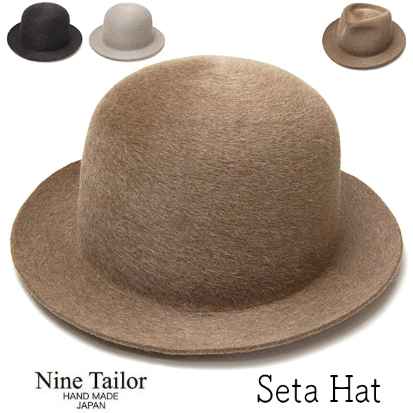 NINE TAILOR(ナインテイラー) ファーフエルトハット SETA HAT