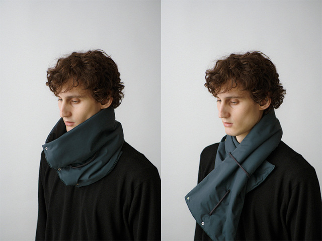 NINE TAILOR ナイロンネックゲイター Elm Neck gaiter