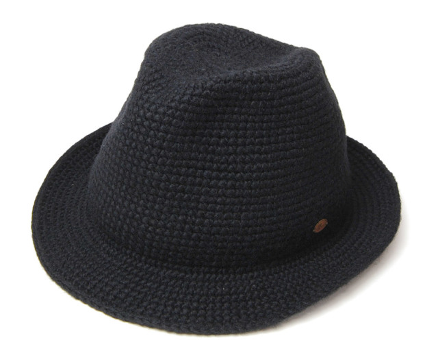 ”NOL（ノル)” 細編みウール中折れ帽（Island Hat） 