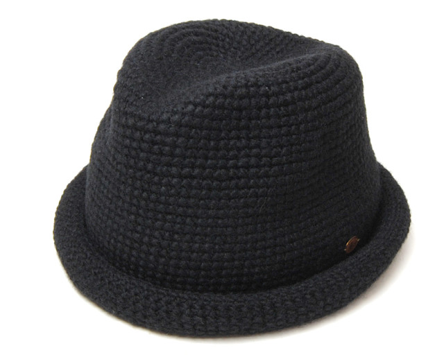 ”NOL（ノル)” 細編みウール中折れ帽（Island Hat） 
