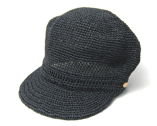 Nol　ノル　細編みコットンキャスケット　ギマキャス