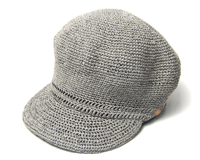 Nol　ノル　細編みコットンキャスケット　ギマキャス