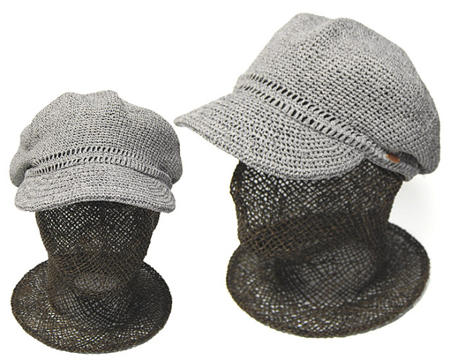 Nol　ノル　細編みコットンキャスケット　ギマキャス