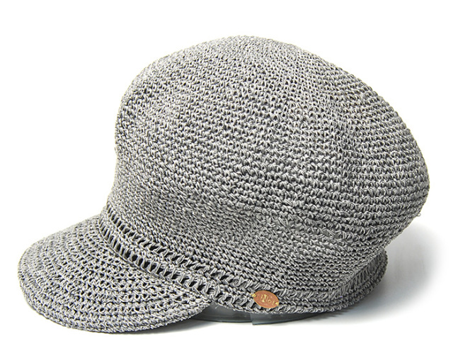 Nol　ノル　細編みコットンキャスケット　ギマキャス