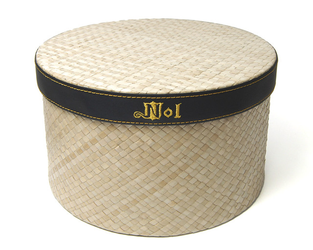 Nol ノル　帽子用ボックス　帽子ボックス　帽子用丸箱