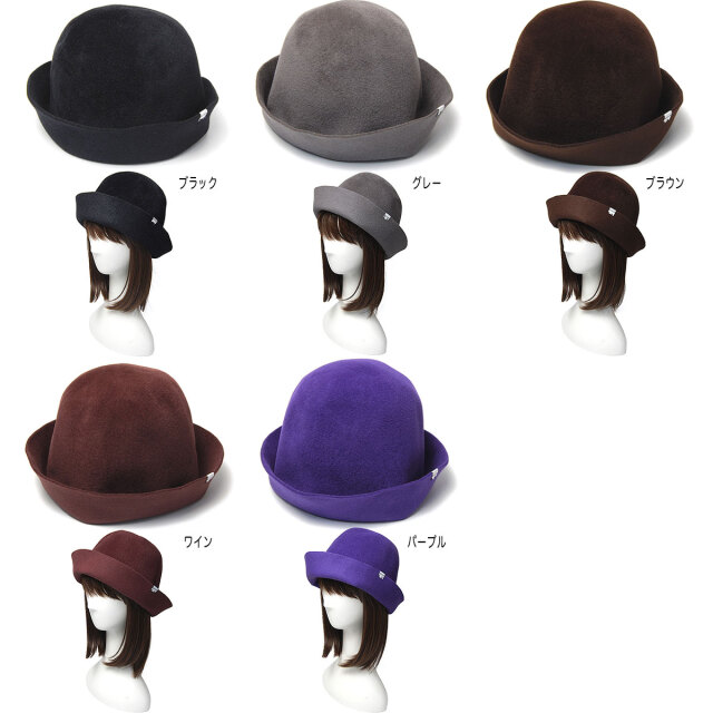 p cnq(パークニック) ラビットファーフエルトハット pcnq hat