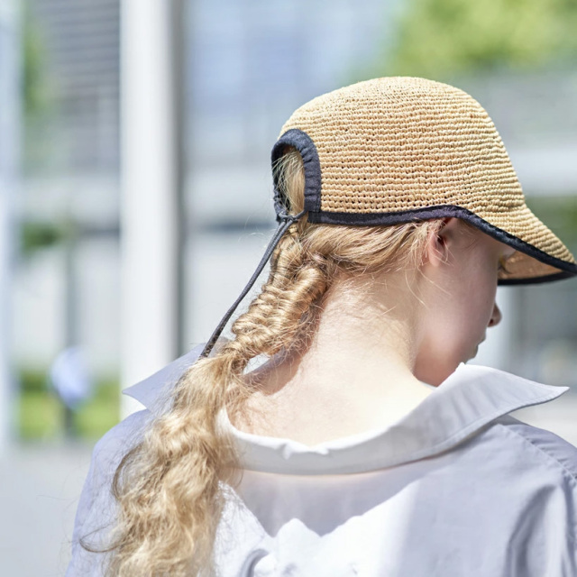 極美品 p cnq(パークニック) ハット レディース 春夏 麦わら帽子 p cnq