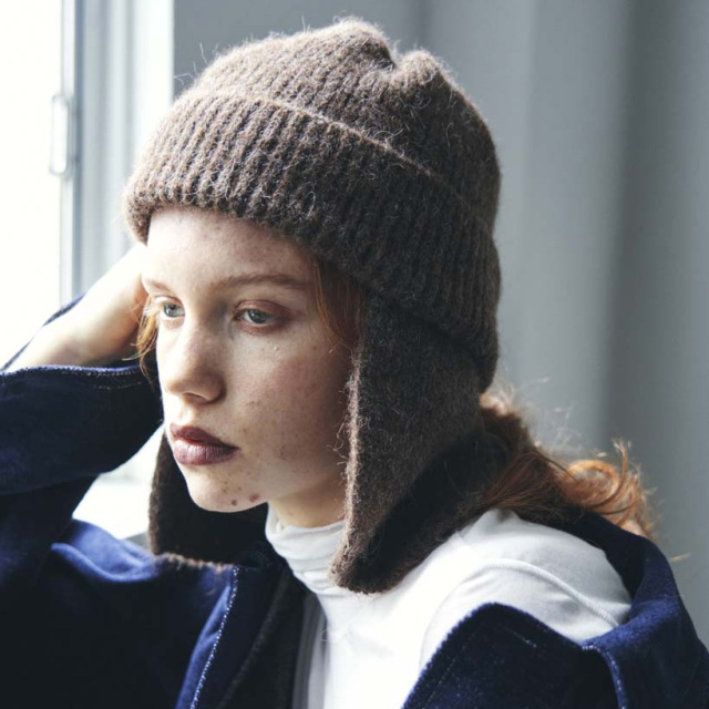 FRAY ID ウールアルパカニット帽 Fサイズ FRAY ID ウールアルパカニット帽 Fサイズ FRAY I.D（フレイアイディー