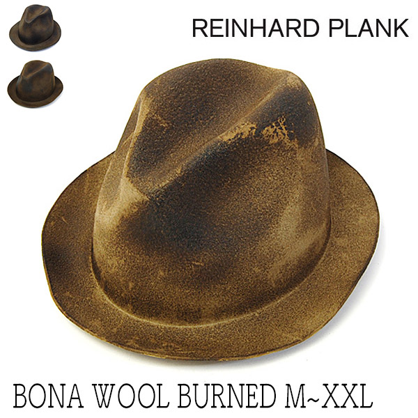 REINHARD PLANKウールフエルト中折れ帽BONA