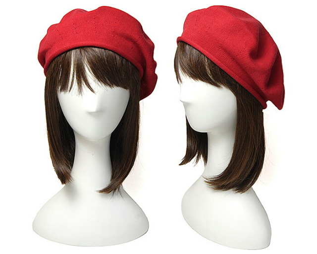 PARKHURST パークハースト コットンニットベレー帽