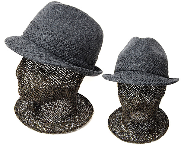 ”Retter(レッター)”ウールニット中折れ帽 RIB BASQUE HAT 