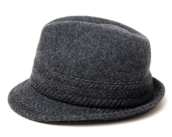 ”Retter(レッター)”ウールニット中折れ帽 RIB BASQUE HAT 
