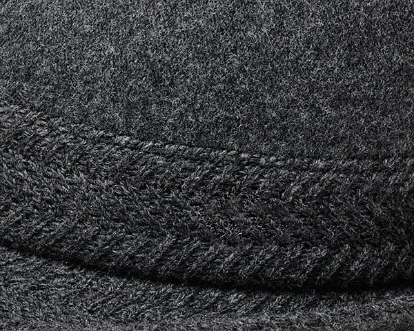 ”Retter(レッター)”ウールニット中折れ帽 RIB BASQUE HAT 