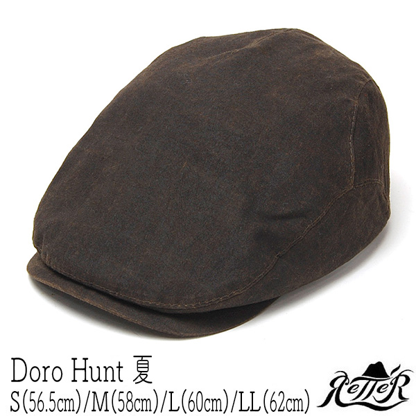 theredthread ハンチング帽 arth Side AJS Leather Hunting | 58cm(58) BLACK (01) | arth