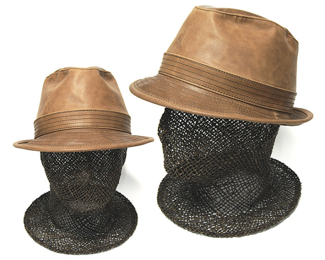 Retter(レッター) レザー中折れ帽 カレン ハット メンズ 秋冬 革 日本