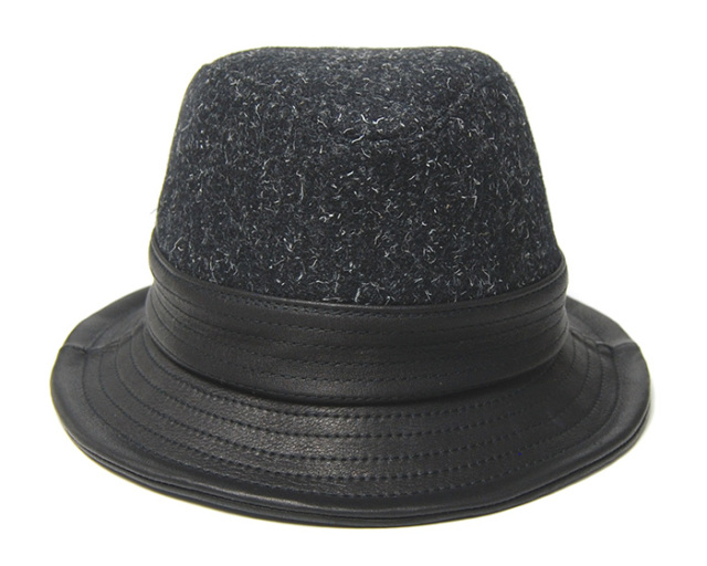 Retter(レッター) メルトンxレザー中折れ帽 Otokomae Classic ハット