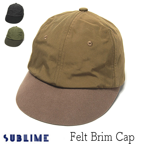 SUBLIME(サブライム) コンビキャップ Felt Brim Cap メンズ レディース