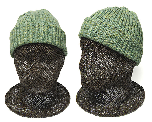 SUBLIME(サブライム) リネンコットン二ットキャップ CTN LINEN 2×1 WT