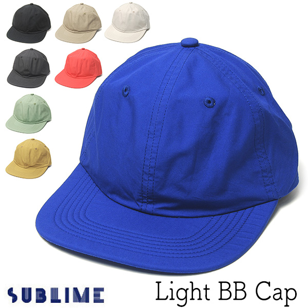 SUBLIME(サブライム) コットンベースボールキャップ Light BB Cap