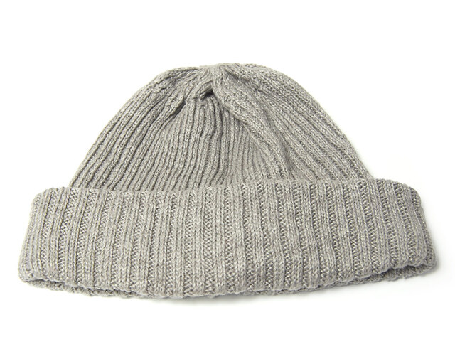 SUBLIME(サブライム) リネンコットン二ットキャップ CTN LINEN 2×1 WT