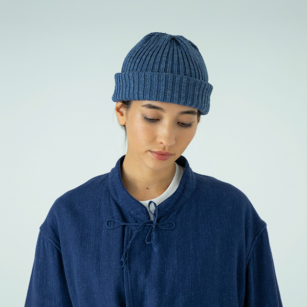 SUBLIME(サブライム) リネンコットン二ットキャップ CTN LINEN 2×1 WT