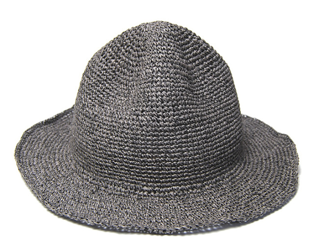 美品 マウンテンハット グレー色 帽子 mountain hat grey灰色 yohji yamamoto - PAPER PE BODY MOUNTAIN HAT （GRAY