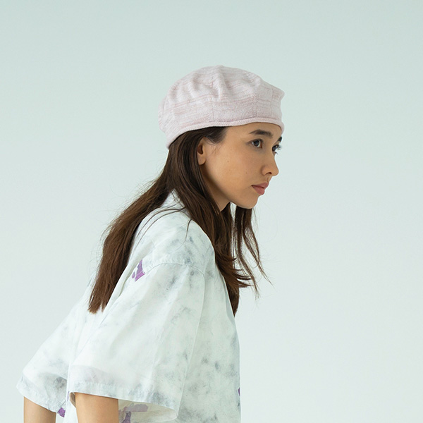 SUBLIME(サブライム)　リネンコットン二ットベレー　CTN LINEN HG BERET