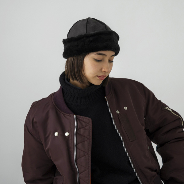 SUBLIME　サブライム　エコスエードワッチキャップ