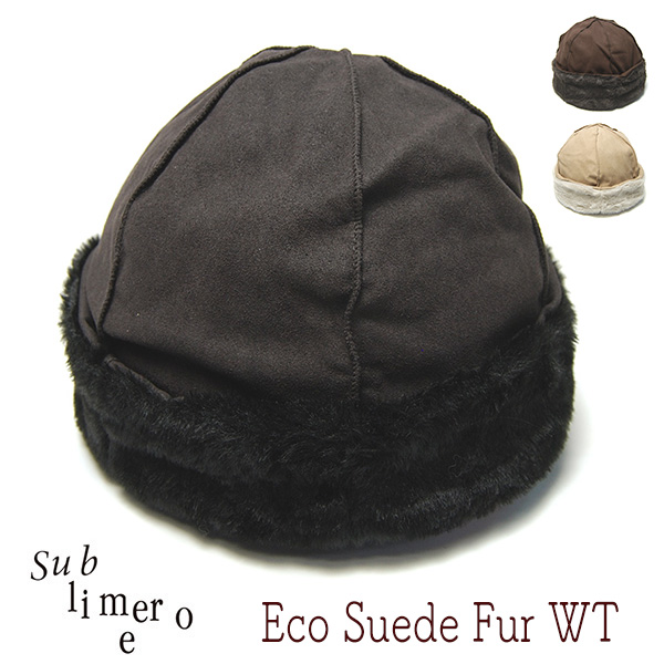 SUBLIME　サブライム　エコスエードワッチキャップ