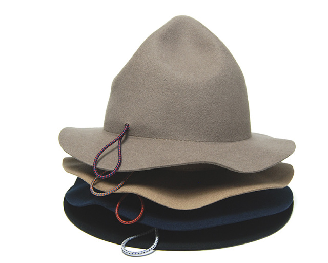 SUBLIME　サブライム　ウールフエルトマウンテンハット　トラベルマウンテンハット　フェルトハット