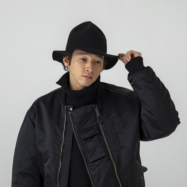 SUBLIME(サブライム) ウールフエルトマウンテンハット Travel Mt.Felt