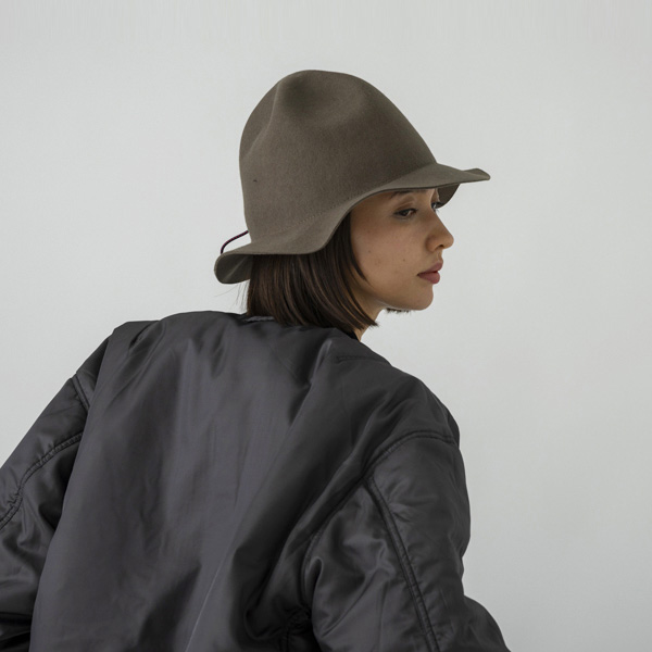 SUBLIME　サブライム　ウールフエルトマウンテンハット　トラベルマウンテンハット　フェルトハット