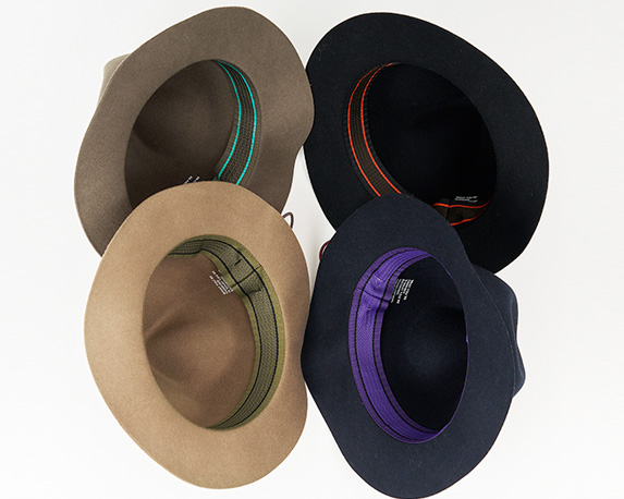 SUBLIME　サブライム　ウールフエルトマウンテンハット　トラベルマウンテンハット　フェルトハット