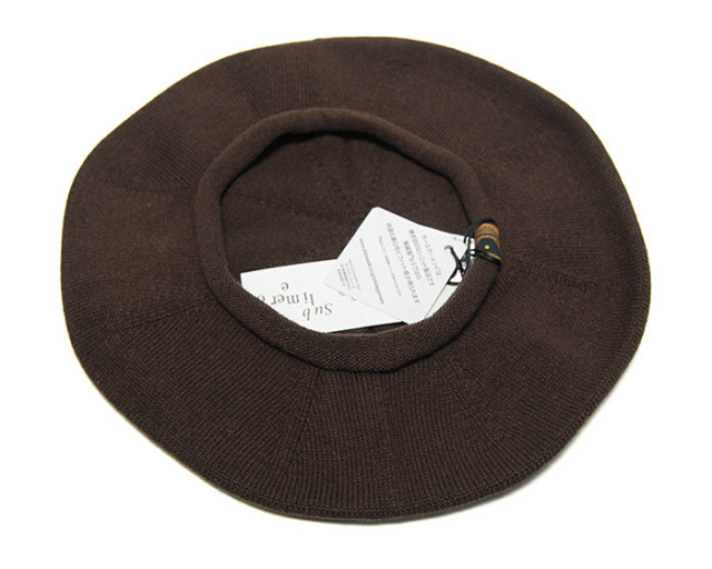 Sublime　サブライム　コットンニットベレー帽