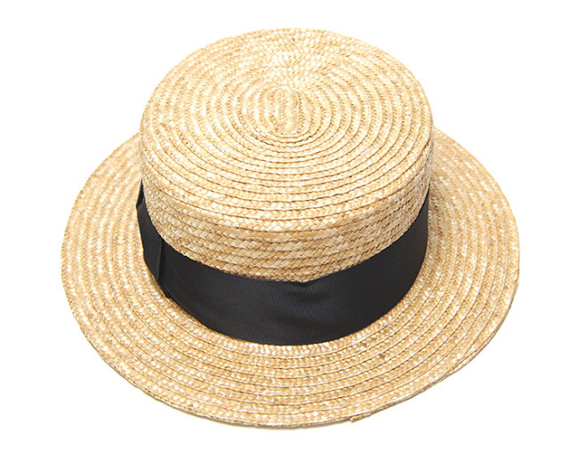 ストローブレードカンカン帽 ボーターハット