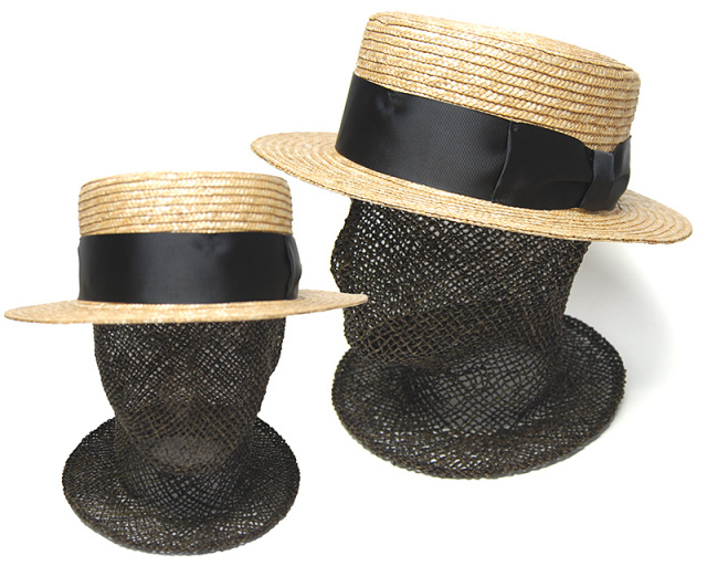 ストローブレードカンカン帽 ボーターハット