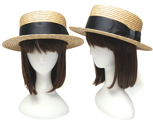 ストローブレードカンカン帽 ボーターハット