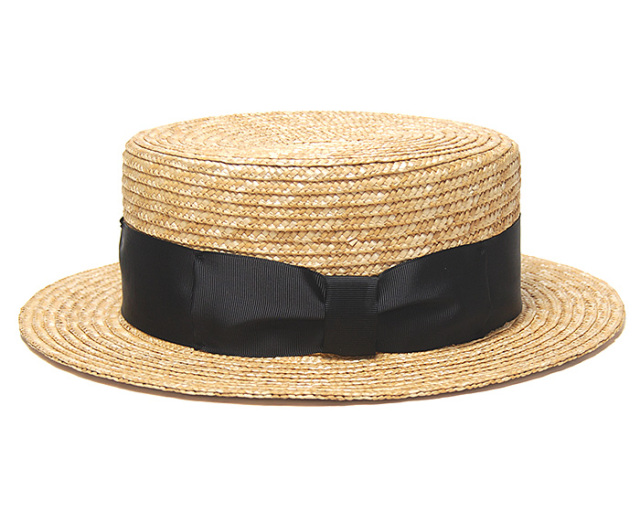 ストローブレードカンカン帽 ボーターハット