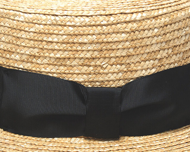 ストローブレードカンカン帽 ボーターハット