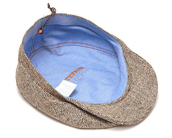 ”STETSON(ステットソン)” シルクツイード6枚はぎハンチング 