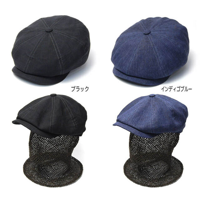 STETSON(ステットソン)リネン８枚はぎハンチングHATTERAS